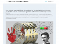 tesla-magnetmotor.org Webseite Vorschau