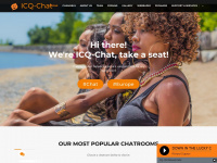 icq-chat.com Webseite Vorschau