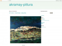 akramay-pittura.blogspot.com Webseite Vorschau