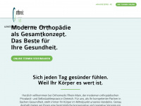 orthomedic-health.de Webseite Vorschau