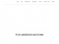 peter-landhaeusser.de Webseite Vorschau