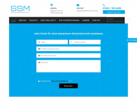 sicherheitstechnik-ssm.de Webseite Vorschau