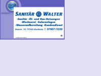 sanitaer-walter.de Webseite Vorschau