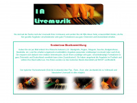 1a-livemusik.com Webseite Vorschau