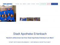 stadtapotheke-erlenbach.de Webseite Vorschau