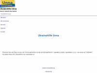 ukrainehilfe-unna.de Webseite Vorschau