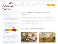 hoteldolomiten.it Webseite Vorschau