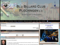 billard-plochingen.de Webseite Vorschau