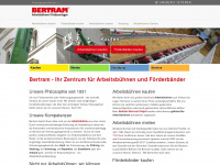 bertram-gruppe.de Webseite Vorschau