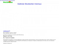 holzhaus.cc Webseite Vorschau