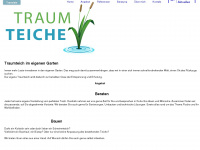 traumteiche.ch Webseite Vorschau
