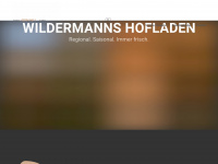 wildermanns-hofladen.de Webseite Vorschau
