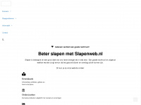 slapenweb.nl Webseite Vorschau