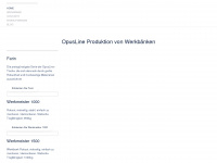 opus-line.de Webseite Vorschau