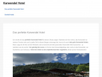 karwendel-hotel.com Webseite Vorschau