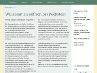 schloss-poeckstein.at Webseite Vorschau