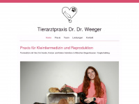tierarztpraxis-dr-dr-weeger.de Webseite Vorschau