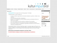 kulturimpulstirol.at Webseite Vorschau