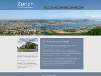 apartmentszurich.net Webseite Vorschau