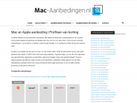 mac-aanbiedingen.nl Webseite Vorschau