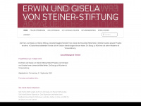 steiner-stiftung.de Webseite Vorschau
