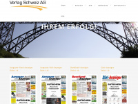 anzeigeronline.ch Webseite Vorschau