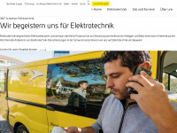 elektrohues.ch Webseite Vorschau