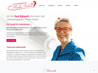 schreibagentur-flinke-feder.de Webseite Vorschau