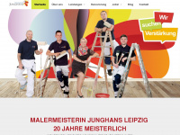 malermeisterin-junghans.de Webseite Vorschau