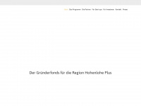 hohenlohe4talents.de Webseite Vorschau