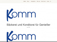 baeckerei-komm-ettal.de Webseite Vorschau