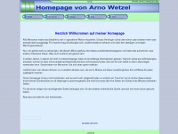 arno-wetzel.de Webseite Vorschau