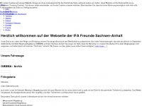 ifa-freunde-sachsen-anhalt-ev.de Webseite Vorschau