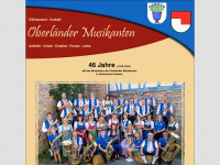 oberlaender-musikanten-ev.de Webseite Vorschau