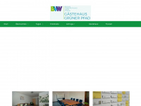 gaestehaus-gruenerpfad.de Webseite Vorschau