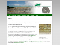 shb-schotter.de Webseite Vorschau
