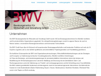 bwv-gmbh.de Webseite Vorschau