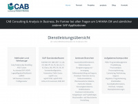 cab-consulting.de Webseite Vorschau