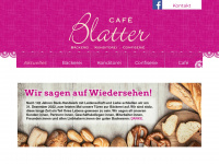 cafe-blatter.de Webseite Vorschau
