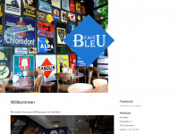 cafe-bleu.de Webseite Vorschau