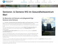demenz-wg-marl.de Webseite Vorschau