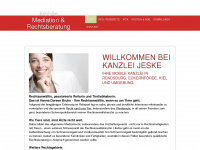 jeske-mediation.de Webseite Vorschau