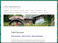 technik-und-bauern-museum.com Webseite Vorschau