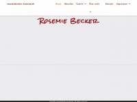 rosemiebecker-kunstwerk.com Webseite Vorschau