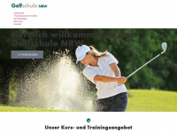 golfschule.nrw Webseite Vorschau