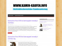 kamin-kaufen.info Webseite Vorschau