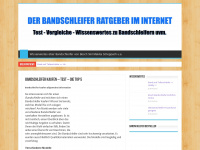 bandschleifer-kaufen.eu Webseite Vorschau