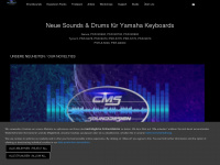 cms-sounddesign.com Webseite Vorschau