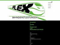 flex-bahndienstleistungen.de Webseite Vorschau