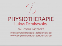 physiotherapie-zehdenick.de Webseite Vorschau